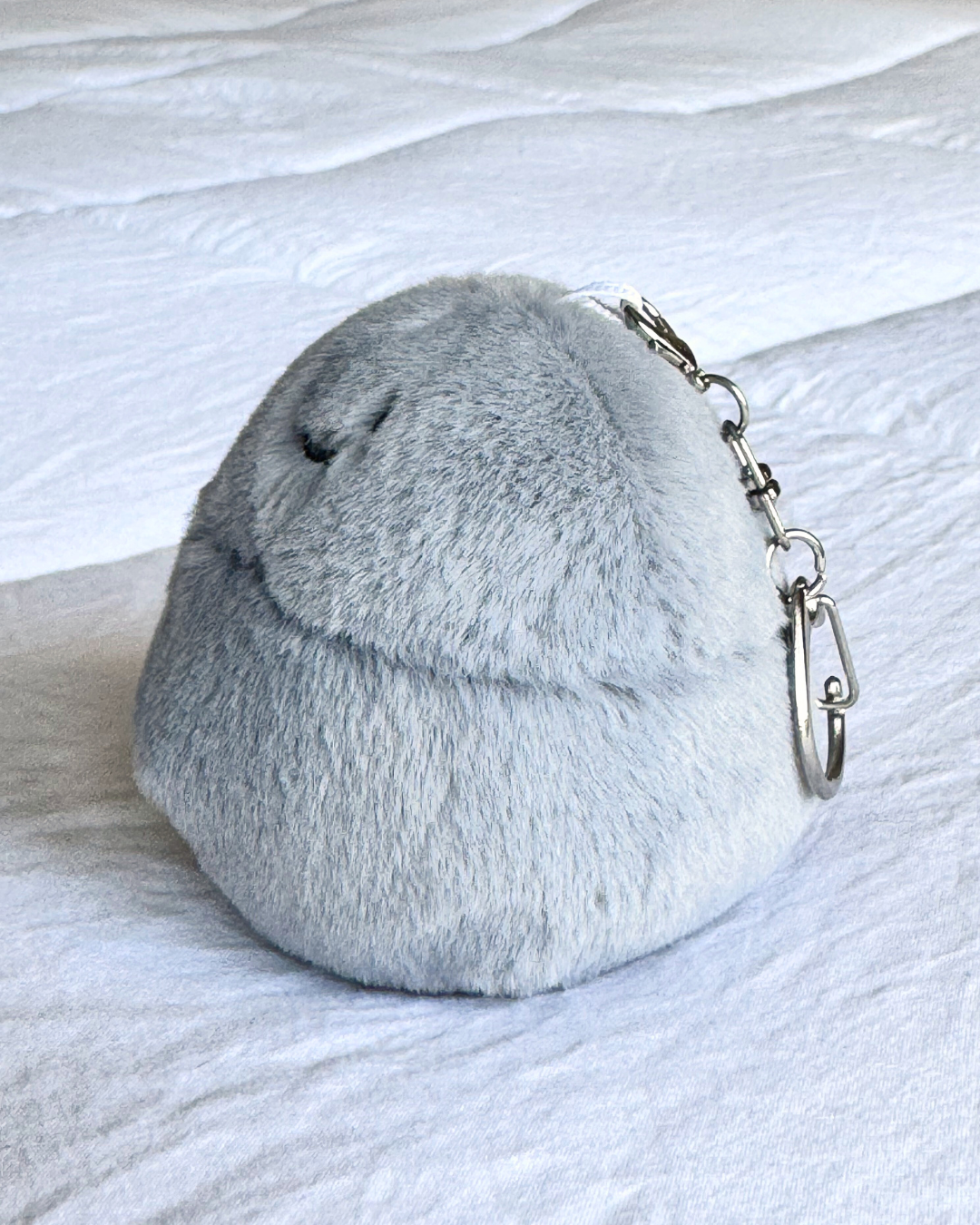 Blu Fuzz Keychain