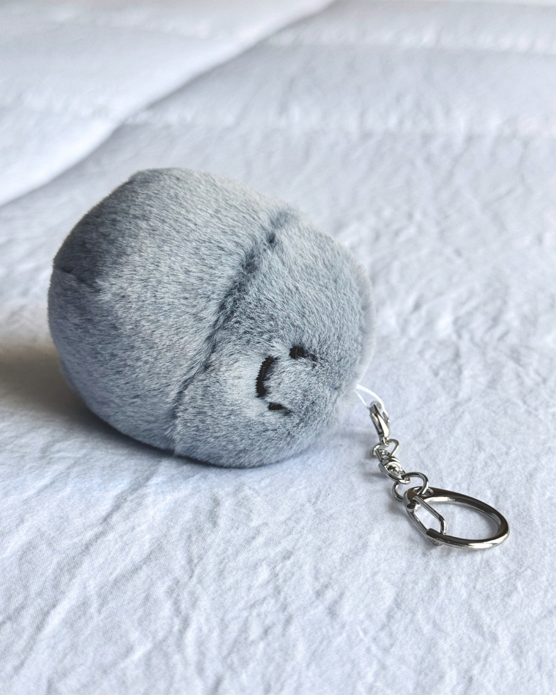 Blu Fuzz Keychain