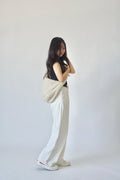 Almond Puffy Plush Bag