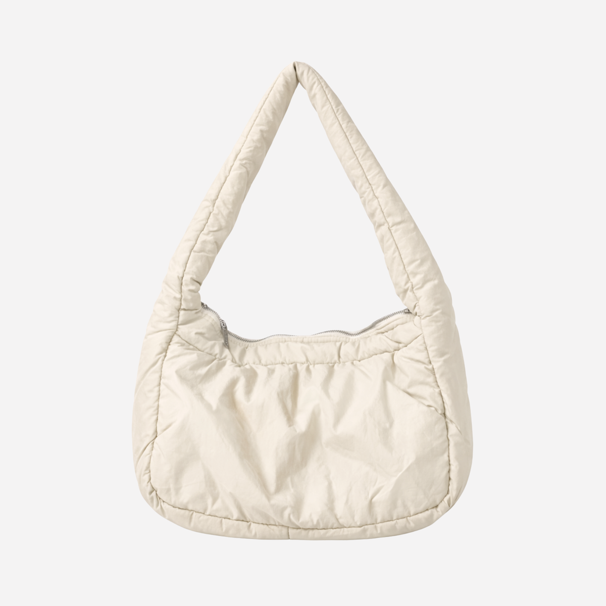 【HOWLY】PUFF SLING BAG-Greige Puffy Plush Bag – Joy A Little